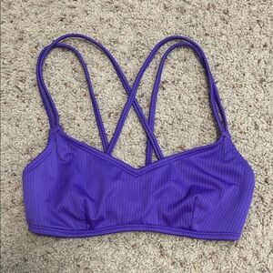 Salt + Cove Vibrant Purple Bikini Top